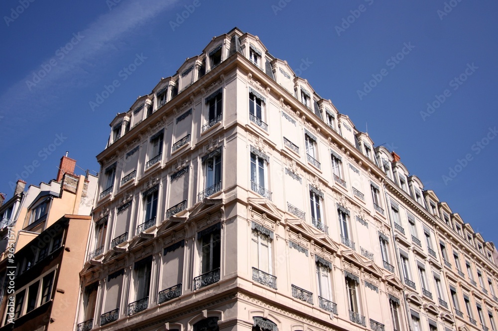 façades d'immeubles