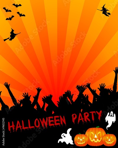 halloween party hintergrund