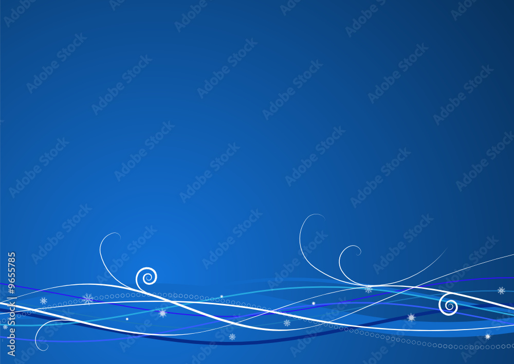 Blue Christmas background