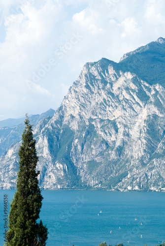 view of the lake Garda . North Italy.