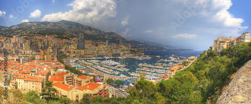A panorama of the beautiful Monte Carlo