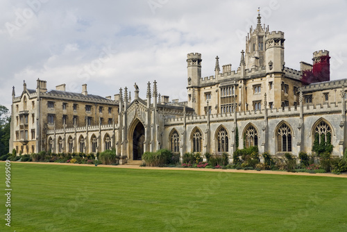 The New Court St John's College at Cambridge University
