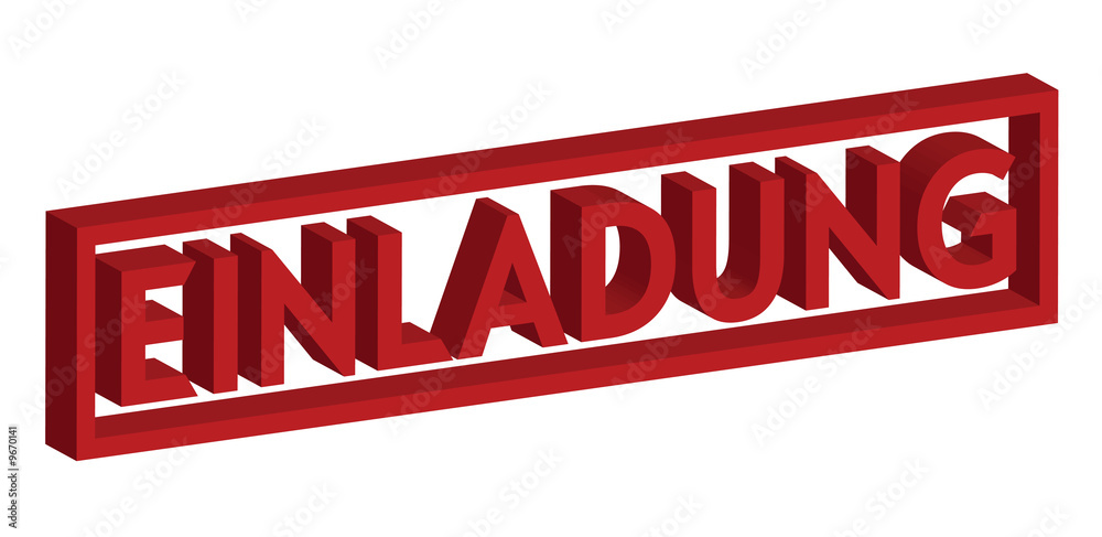 Fototapeta premium Einladung