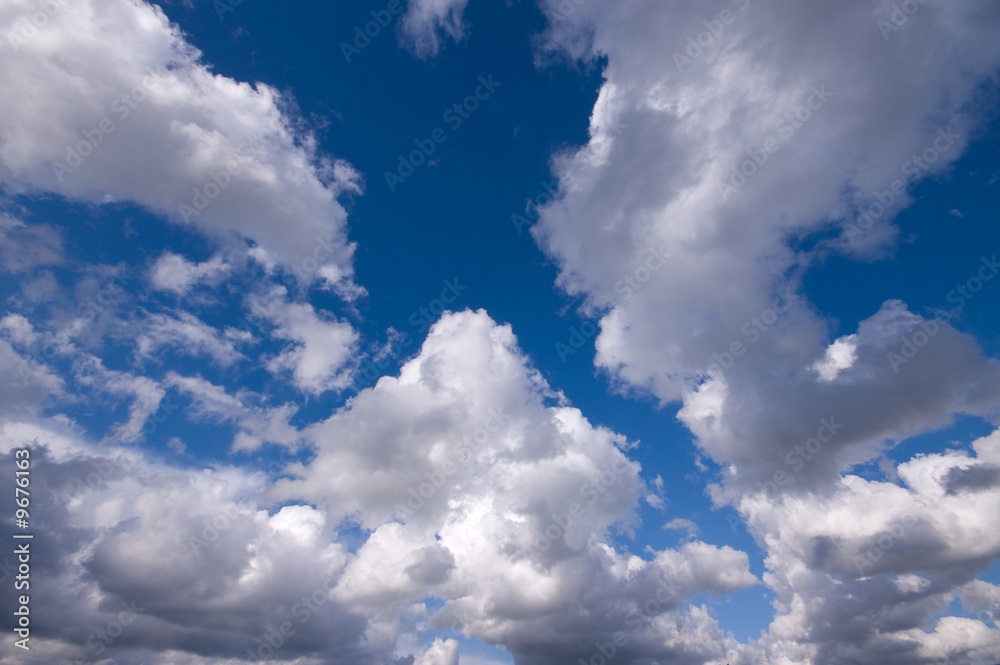 Fototapeta premium fluffy clouds good for backgrounds