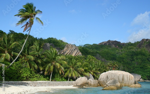 anse source d'argent à la digue aux seychelles