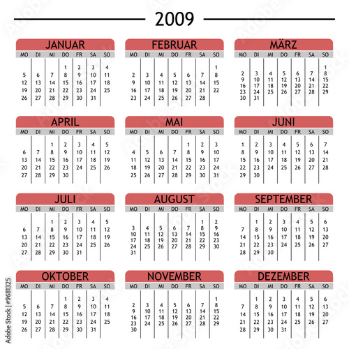 kalender 2009 photo