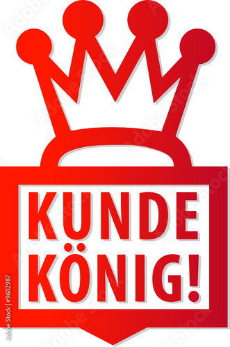 Kunde ist König vector