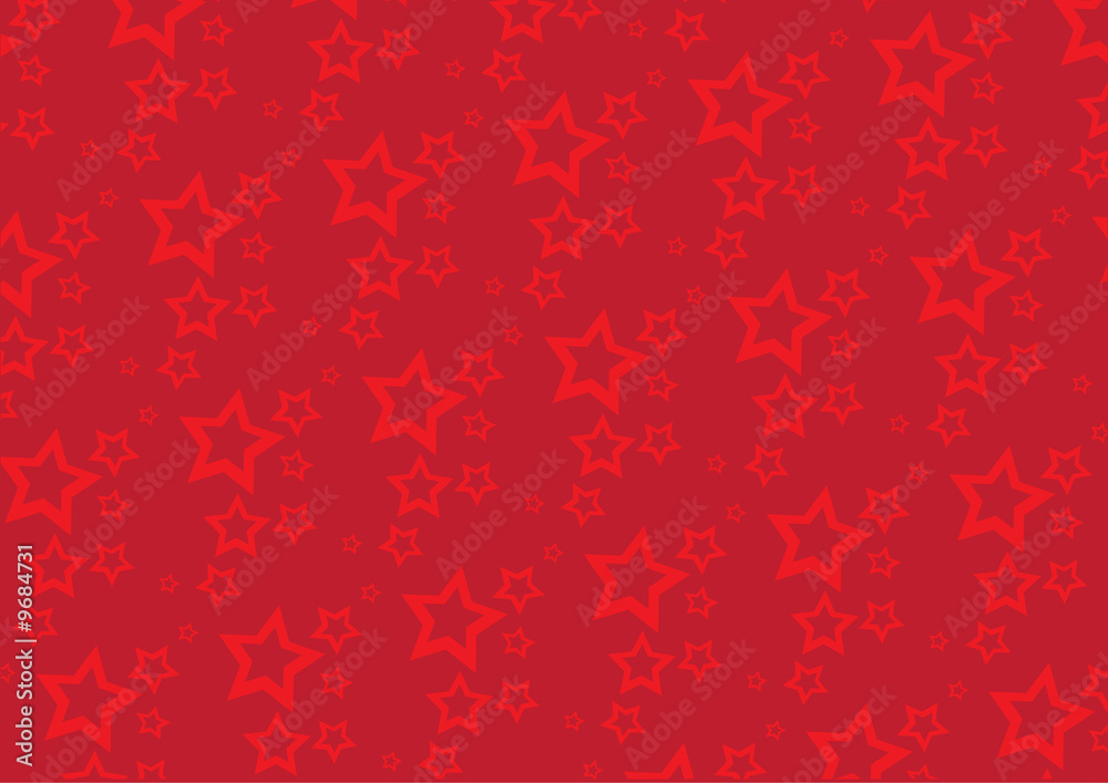 red abstract Christmas Background.