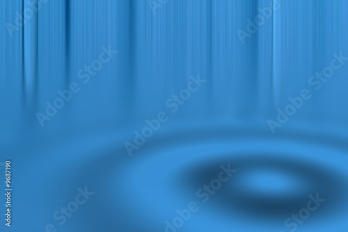 Smooth blue water motion surface