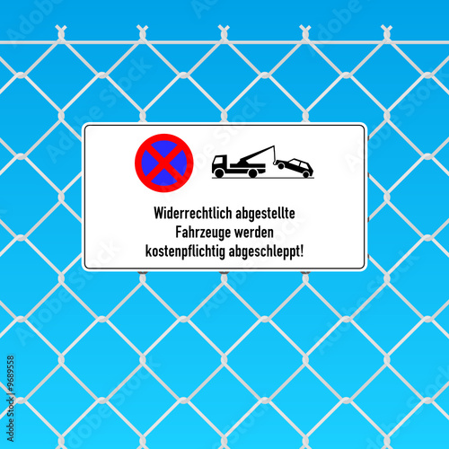 schild parken verboten