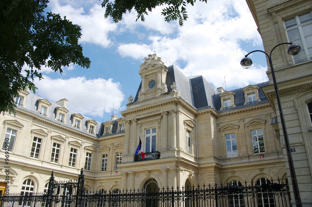 Obraz premium Mairie du 3ème arrondissement, Paris. France.