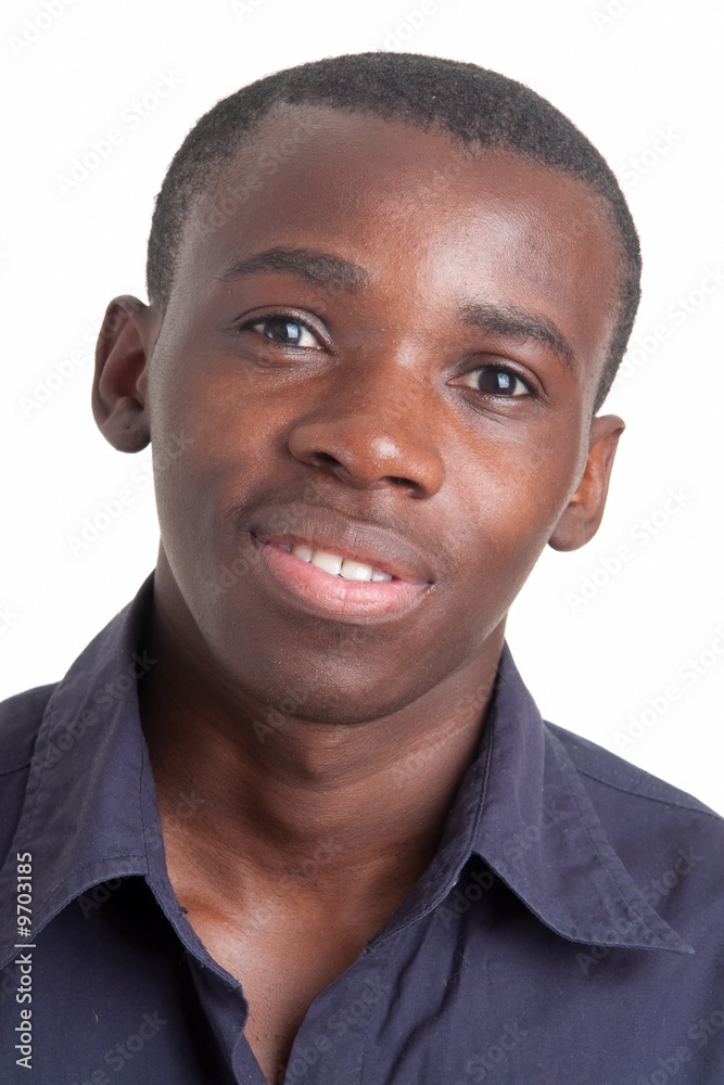 Portrait of the young smiling man. Face close up. Portrait of the young smiling man. Face close up.