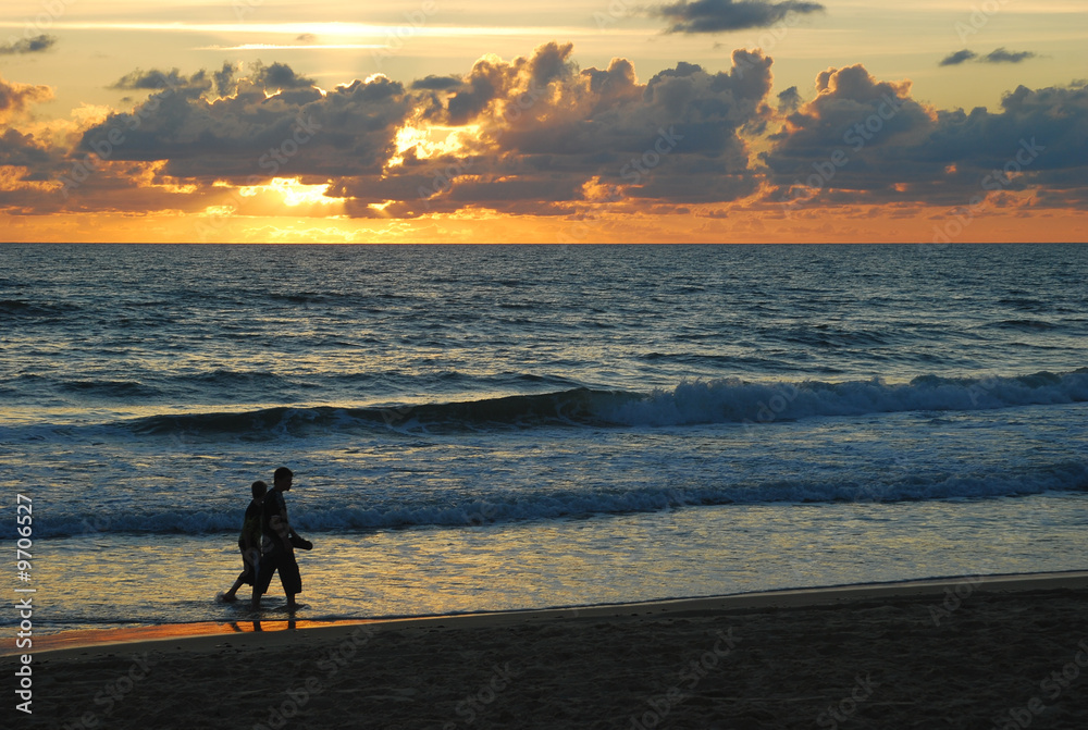 Naklejka premium cocher de soleil