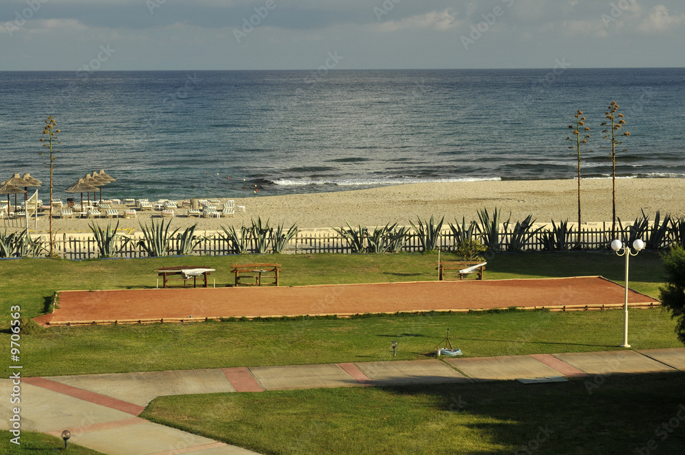 Obraz premium Terrain de boule