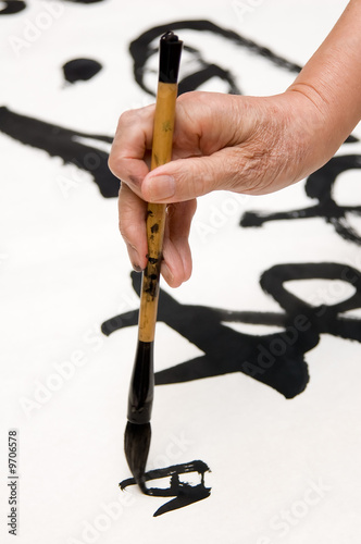 Writing Chinese calligraphy