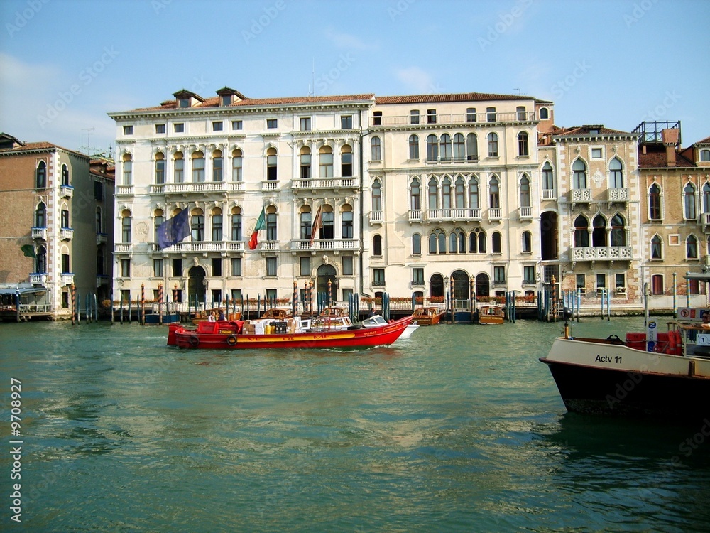 Navigation sur les canaux de Venise