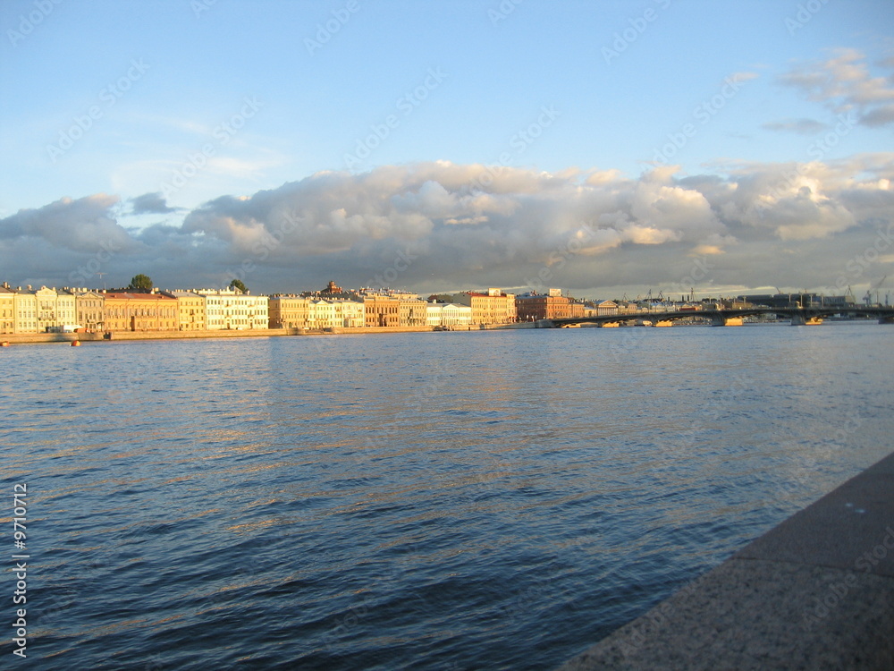 Fototapeta premium Quay in St.-Petersburg