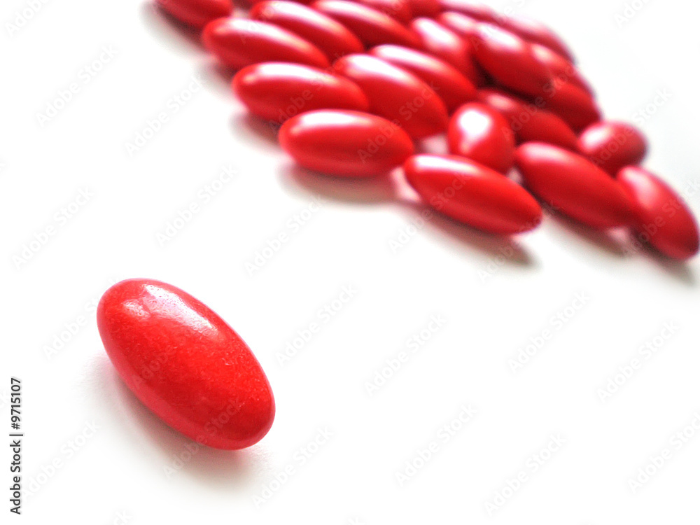 pile of pills isolated on white background pile of pills isolated on white background