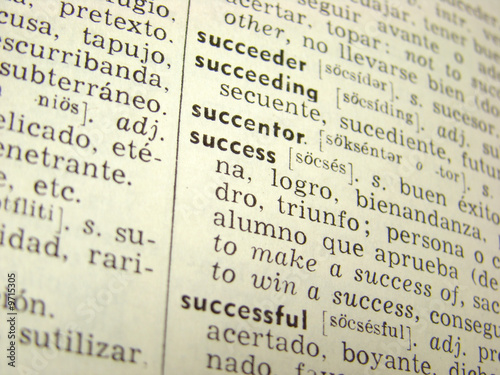 'success' word in english-spanish dictionary