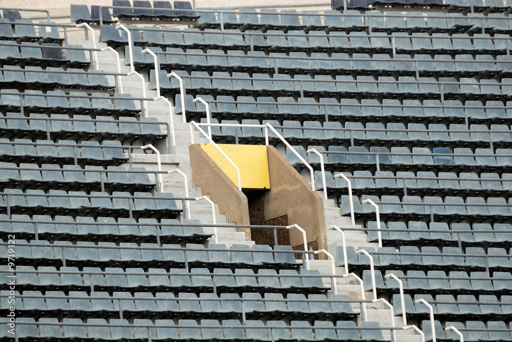Obraz premium Empty seats in a stadium