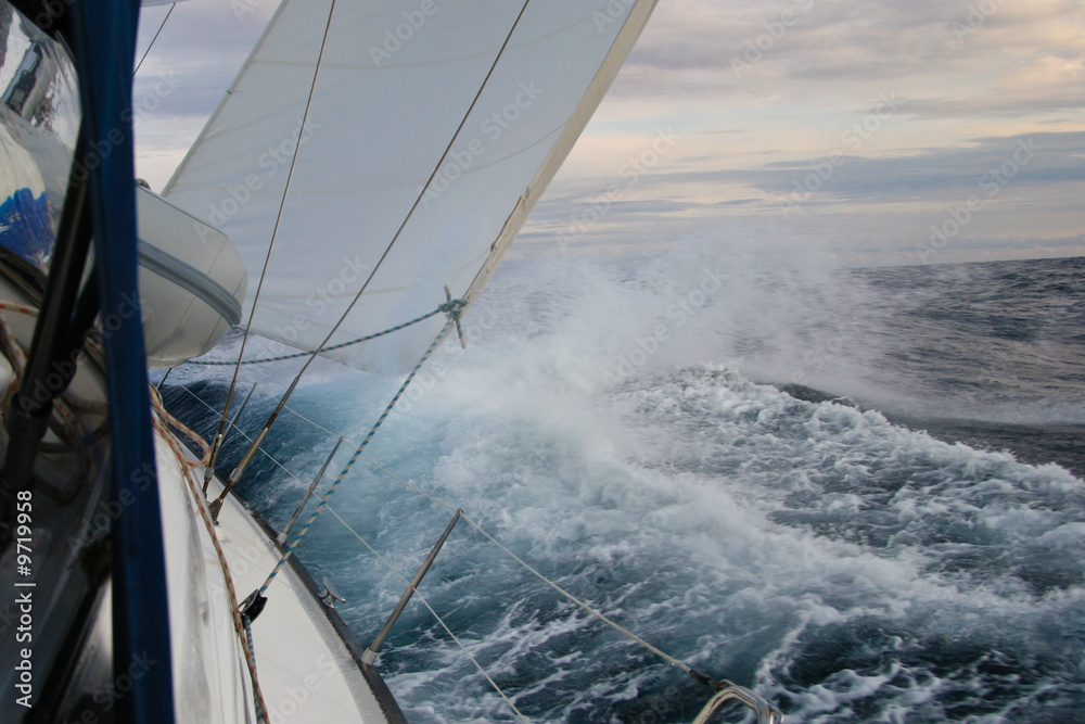 Fototapeta premium Orkan auf dem Mittelmeer