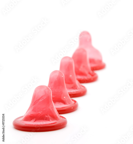 condom studio isolated - safe sex concept