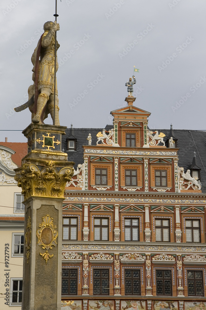 façade baroque à Erfurt