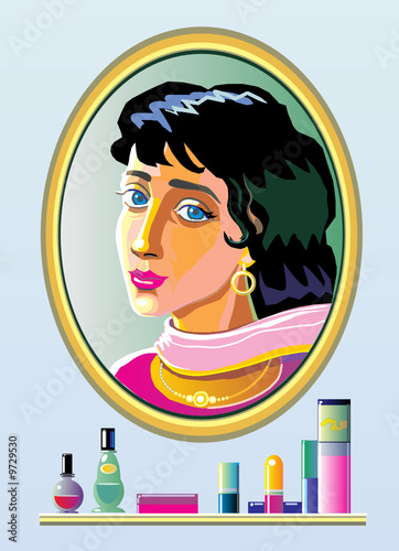 Girl in the mirror