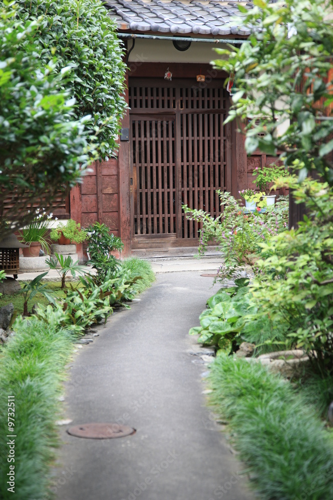 entrance of the Japanese style