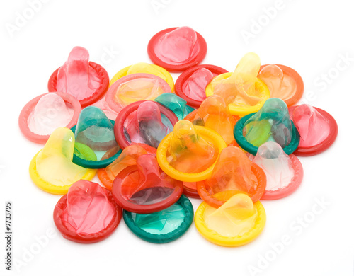 condom studio isolated - safe sex concept