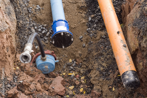 Rohrverlegung