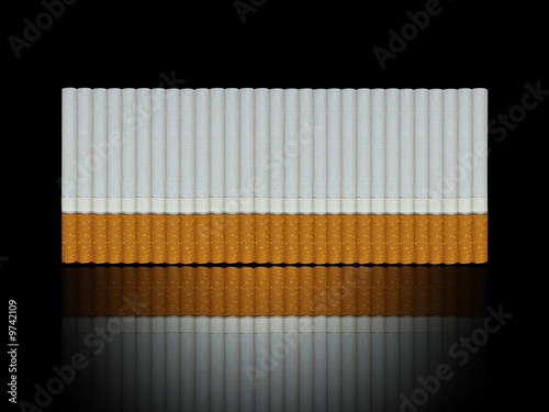 Foto cigarettes row