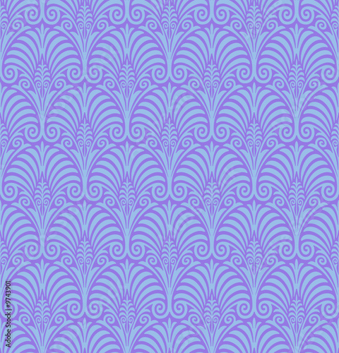 Seamless Jugendstil Wallpaper