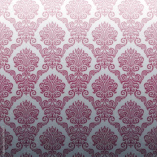 Fototapeta samoprzylepna Bez szwu tapety adamaszku