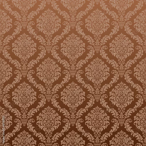 Fototapeta samoprzylepna Bez szwu tapety adamaszku
