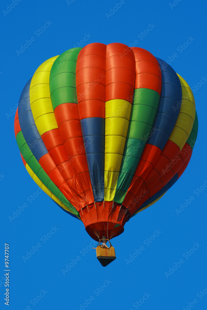 Naklejka premium Hot air balloon competition
