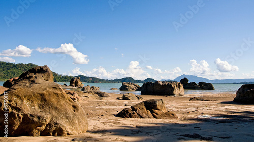 coast line in kuching sarawak (borneo )