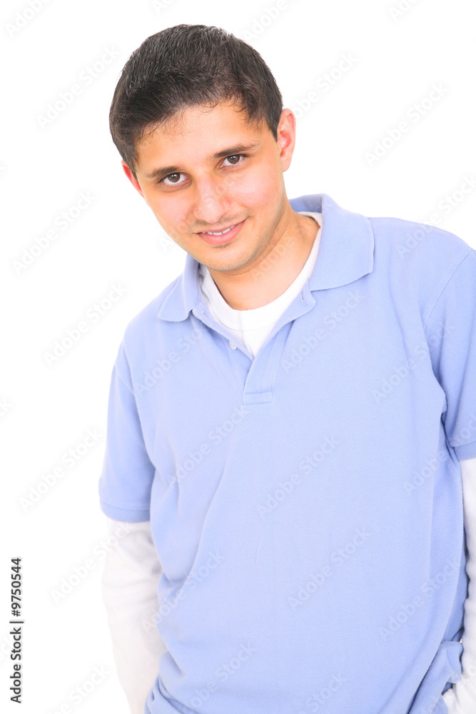 smiling young teenager. isolated on white background smiling young teenager. isolated on white background