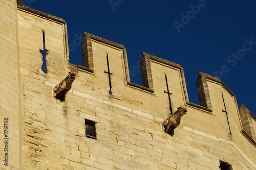 Konstfotografi Palais des papes,Avignon,Vaucluse