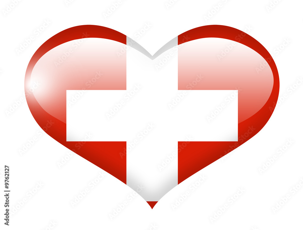 Obraz premium Cuore svizzero
