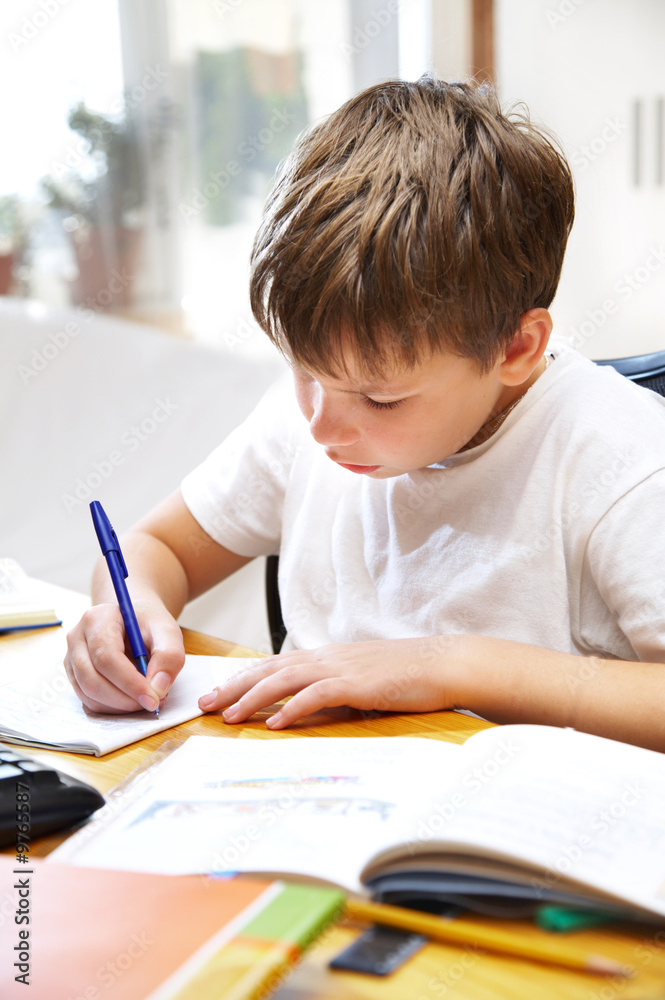 The boy behind a desk... The boy behind a desk...