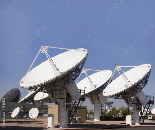 satellite transmitting signal