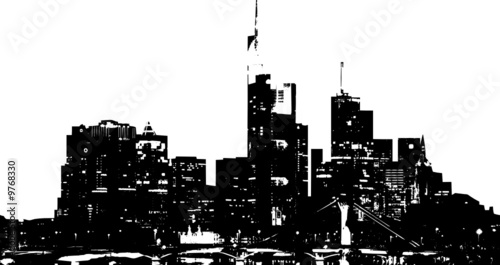 Silhouette Frankfurt am Main