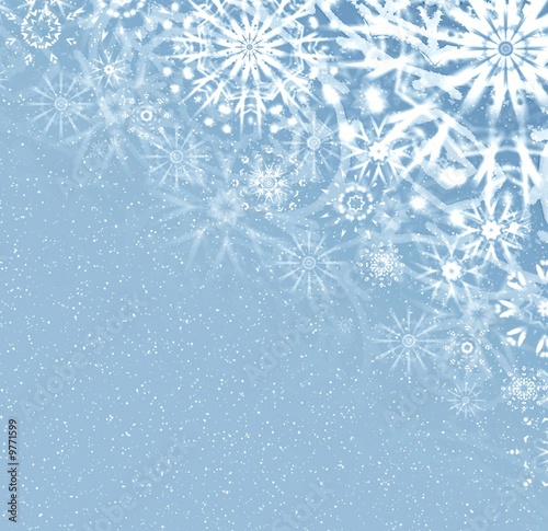 Abstraction snow background