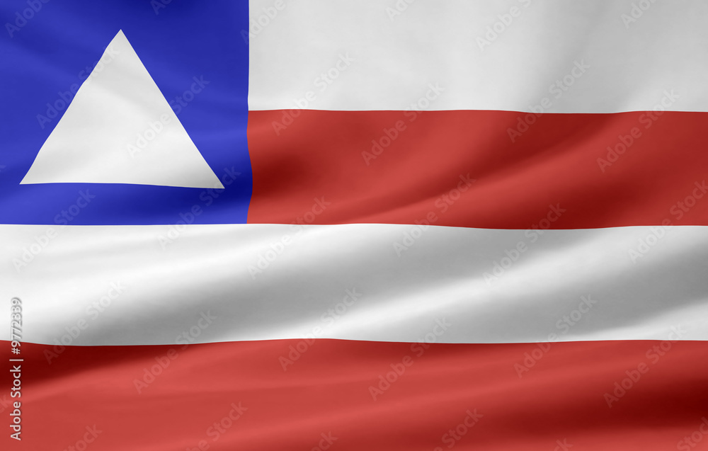 Fototapeta premium Flagge von Bahia - Brasilien