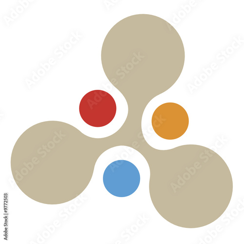 Rond et forme colorés