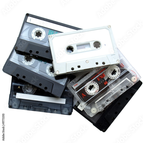 Valokuva Magnetic audio tape cassette for music