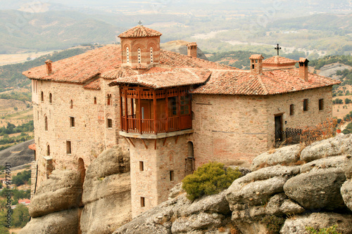 a monastery from the meteoras at greece