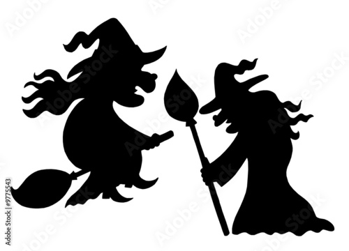 Witch silhouettes