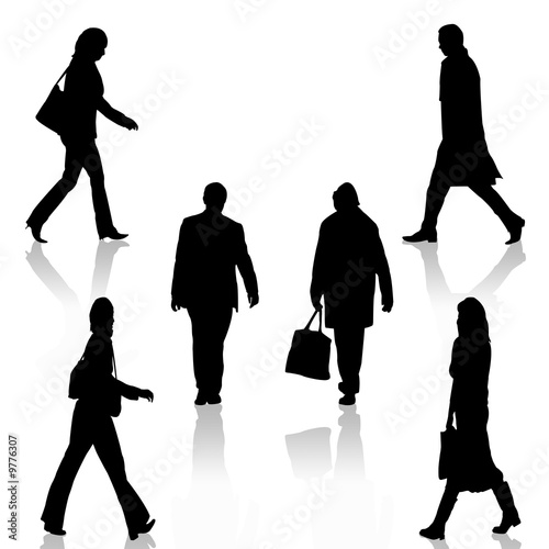 People walking